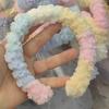 Bonita diadema de oso de dibujos animados, horquilla de felpa para otoño e invierno, tocado de color súper lindo, horquilla con clip de bola de pelo para niña que combina con todo.