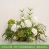 Decoración Navideña Grande Hy-Dk12 con Plantas Verdes Simuladas para Ambiente de Fachada de Tienda y Fondo para Fotos
