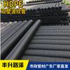 Tubo corrugado de pared hueca de Huizhou, tubo corrugado de doble pared de HDPE, junta de tubería de aguas residuales, macho de plástico, tubería municipal de plástico