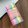Suministro Transfronterizo de Aro para Toalla de Diadema de Alta Elasticidad, Goma para el Cabello Colorida sin Costuras, Diadema para Cola de Caballo, Goma para el Cabello de Bola Versátil