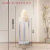 Fuente de Agua de Bola de Cristal con Bolas Giratorias, Adorno de Agua Corriente, Fuente de Agua Circulante Pequeña, Regalo de Inauguración de Lujo Ligero