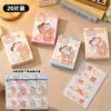 Tiritas de Dibujos Animados 20 Piezas en Caja, Lindo Corazón Femenino, Tiritas de Belleza Hemostáticas Portátiles, Vendaje Ok para Estudiantes y el Hogar