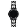 Pulseira estilo Xiaoxiang 20mm/22mm para Samsung Watch 3 4 Huawei GT2 pulseira de corrente de jeans em aço inoxidável