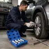Extractor de tornillos sin cabeza, deslizador de pernos de doble cabeza, herramienta para quitar tornillos rotos, juego de 4 piezas