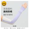 Estilo Semelhante de Jiaoxia para Homens e Mulheres, Mangas de Gelo de Verão, Mangas Respiráveis, Luvas de Seda Gelo para Dirigir e Ciclismo ao Ar Livre com Proteção Anti-UV