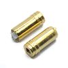Conector de audio y video personalizado de 3,5 mm con bloqueo de rosca de cuatro polos y rosca chapada en oro para auriculares Apple de 3,5 pines.