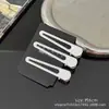Conjunto de Presilhas Metálicas Minimalistas Bico de Pato com Múltiplos Estilos, Presilhas Prateadas, Presilhas Laterais de Coração e Estrela, Presilhas de Cabelo Artesanais para DIY