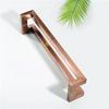 Mango de Acero Inoxidable Manija Manija de Puerta de Vidrio Manija de Puerta con Marco Titanio Oro Rosa Simple Moderna Manija de Puerta Grande Manija