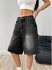 2026 Nuevos Pantalones Cortos de Mezclilla de Cinco Puntos de Estilo Callejero Americano para Mujer, Versátiles, Adelgazantes, En Stock, Modernos