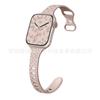 Adecuado para Correa de Apple Watch Adelgazante de Silicona Cóncava Estampado de Leopardo Correa de Reloj Universal Generación Ultras9Watch76