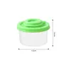 Mini botella de condimento estilo americano en existencia Salero y pimentero Botella de sal y pimienta Transfronteriza