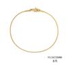 Pulsera Emanco Cadena de Serpiente Redonda Coreana Acero Inoxidable para Hombre Moderna para Hombre Chapada en Oro para Mujer Fina Personalizada Versátil Joyería de Mano
