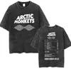 Camiseta Gráfica Retro Rock Arctic Monkeys Álbum de Música para Hombre