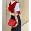 Bolso Cubo Pequeño Sencillo, Bolso de Piel Genuina para Mujer, Nuevo Modelo 2026, Piel de Vaca de Primera Capa, Bolso de Hombro, Bolso de Axila, Bolso Cruzado para Mujer, Sensación de Alta Gama