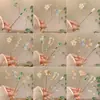 Pente de franja floral estilo antigo para mulheres, novo pente moderno estilo chinês para coques, pente simples Hanfu cheongsam, acessório de cabelo, ornamento de cabelo