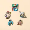 Mercancía de Anime Broches de One Piece: Luffy Sombrero de Paja, Zoro, Ace, Insignias de Barco Pirata