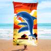 Toalha de Praia Estampada Digital Mais Vendida da Amazon Toalha de Praia Absorvente para Beira-Mar de Microfibra Estampada Transfronteiriça Atacado