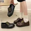 Mocasines de piel genuina estilo retro de cobertura total inspirados en Birkenstock, nueva colección otoño 2026, suela suave, cómodos para usar todo el día, zapatos para mujer