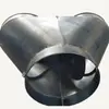 Divisor de Conducto de Aire de Tres Vías para Minería, Dispositivo de Ventilación de Conmutación Automática Anti-Retorno Subterráneo, Divisor de Doble Ventilador Tipo Y