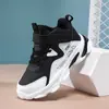 Zapatos Deportivos para Niños Transfronterizos Niños Otoño Nuevo Cuero Impermeables Medianos y Grandes Niños Resistentes al Desgaste Zapatos de Baloncesto