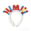 Diadema Creativa Linda de Año Nuevo con Palo Retorcido Diadema de Danza del León Pasador de Año Nuevo para Niños Diadema para Actividad de Nochevieja para Niñas