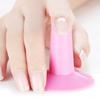 Nuevo soporte para dedos de arte de uñas rosa blanco, soporte para dedos para fabricantes de dedos fijos al por mayor