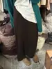 Falda de Punto de Terciopelo de Mapache Blanco para Mujer en Otoño e Invierno, Falda Pequeña de Lana, Falda Larga Recta de Lana Engrosada