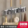 Clip de pared para colgar mopa sin perforaciones/sin taladro gancho fijador para baño hebilla soporte para escoba