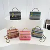 Bolso de Mano Texturizado de Alta Calidad para Mujer, Estilo Playa Verano 2026, Bolso Cruzado con Cadena de Textura Tejida