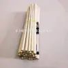 Floresta de Bambu 20- 100cm Varetas Curtas Redondas de Bambu Artesanais Materiais para Artesanato DIY Materiais para Modelismo Espetos de Bambu