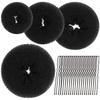Venta directa de fábrica: Tortuga de pelo en forma de dona, tortita de pelo con cabeza esférica, accesorios coreanos para el cabello, herramienta para torcer el pelo con capullos de flores.