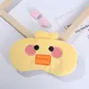 Máscara de Dormir Estilo Coreano Distintiva Fofa Desenho Animado Sombra Respirável Algodão Bolsa de Gelo Compressão Fria Compressão Quente Máscara de Dormir para Mulheres e Homens