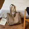Bolsa de Ombro Único Simples com Bolinhas Retro Estilo Coreano Bolsa de Axila Preguiçosa Estilo Ins Mochila Diária para Trabalhadores
