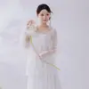 Canción de la Bailarina Estilo Chino Nuevo Chaleco Degradado Disfraz de Danza Clásica para Mujeres, Elegante Top de Danza Escénica Estilo Chino para Exámenes Artísticos