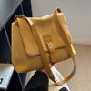 2023 nova moda outono e inverno bolsa de ombro mensageiro bolsa fosca bolsa feminina grande capacidade popular na internet pequena bolsa quadrada texturizada
