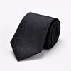 Traje de Negocios Corbata de Nudo a Mano para Hombre Azul Negro Cinturón Largo 8cm Banco Hotel Ropa de Trabajo Profesional Pajarita