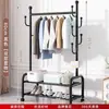 Arara de chão para quarto, varal simples para casa, para quartos de dormitório, quartos alugados, cabideiro para roupas e chapéus, prateleira de armazenamento para pendurar roupas