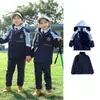 Uniforme escolar de tres piezas para clase uniforme escolar al por mayor jardín de infantes Ropa de jardín otoño e invierno Traje nuevo estudiantes de primaria