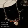 Design de Nicho Luxo Acessível Colar com Textura Moda Elegante Corrente para Clavícula com Zircônia Tendência Ins Coreana Roupa de Trabalho Versátil Colar
