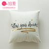 La nueva funda de almohada con estampado láser bronceado de Xu Ai, funda de almohada cómoda y suave, no contiene relleno, venta al por mayor de fabricantes
