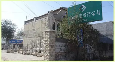 天然大理石石雕桌凳 工厂实景1