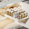 Estante de Almacenamiento Interior para Gabinete de Cocina Estante Inferior para Fregadero Estante de Almacenamiento para Utensilios de Cocina Vajilla Tazón Taza Acero Inoxidable Cesta Deslizante Estante de Almacenamiento para Condimentos