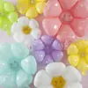 Balões de Alumínio Margarida para Decoração de Barraca, Suprimentos de Festa de Aniversário Estilo Coreano Ins, Podem Flutuar no Ar, Balões de Alumínio Margarida para Crianças
