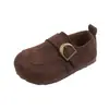 Mocasines Retro Infantiles 2026 Otoño/Invierno Nuevos Estilo Coreano Slip-ons Zapatos Birkenstock para Niñas Mocasines de Moda para Bebé