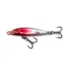 Isca Aerodinâmica para Arremesso de Longa Distância com Três Anzóis, Padrão de Escamas de Peixe, Isca de Pesca para Peixes Pequenos, Isca Artificial