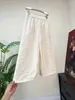 Pantalones Anchos Jacquard Bordado Estilo Chino Nuevo Zhi Li Mariposa Moda Nueva Verano 2026 Elegantes Pantalones Adelgazantes