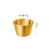 304 Plato para Salsa Acero Inoxidable Plato Coreano Taza para Salsa Taza para Ensalada Vajilla Comercial Taza de Té para Exteriores Copa de Vino Amazon
