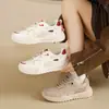 Tênis Brancos Novos de Primavera 2026 para Mulheres, Tênis Versáteis Esportivos Casuais Estilo Ins para Estudantes, Estilo de Rua K5209