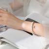Pulsera de cuentas de plata coreana con personalidad de cola de pez dorada bañada en plata S925 para mujer, joyería artesanal al por mayor C0307