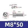 Aço inoxidável 304 DIN912 Cabeça de copo arruela de mola hexagonal parafuso de máquina de combinação dupla cabeça cilíndrica recartilhada M3M8